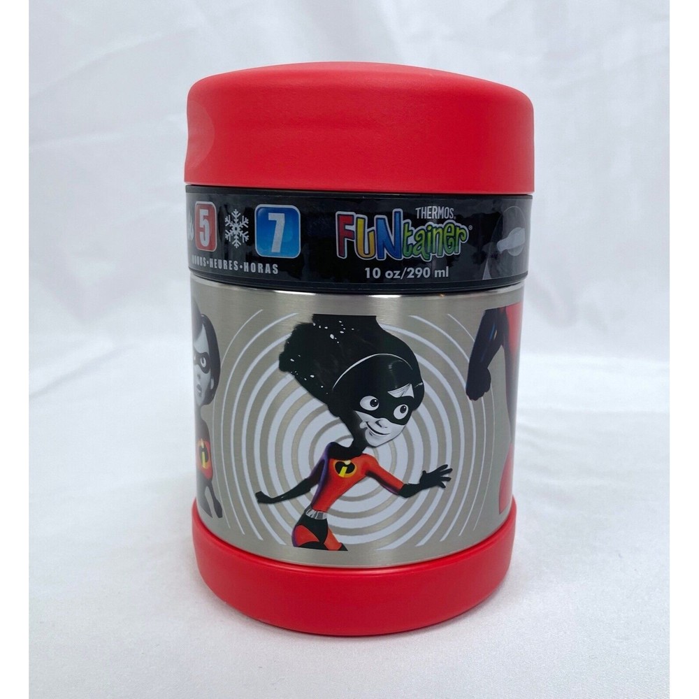 New Thermos Disney‎ Incredibles Funtainer Food Jar Red 10oz